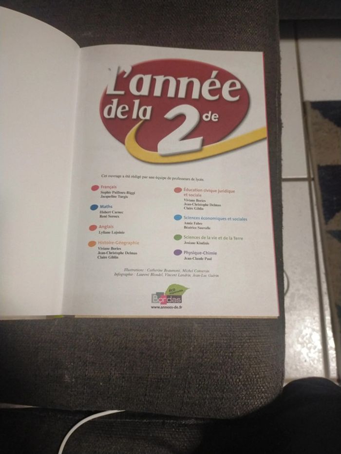 Livre d exercices de seconde bordas - photo numéro 2