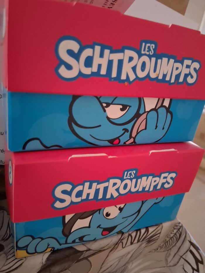 Lot de 2 puzzles les Schtroumpfs collection McDonald's