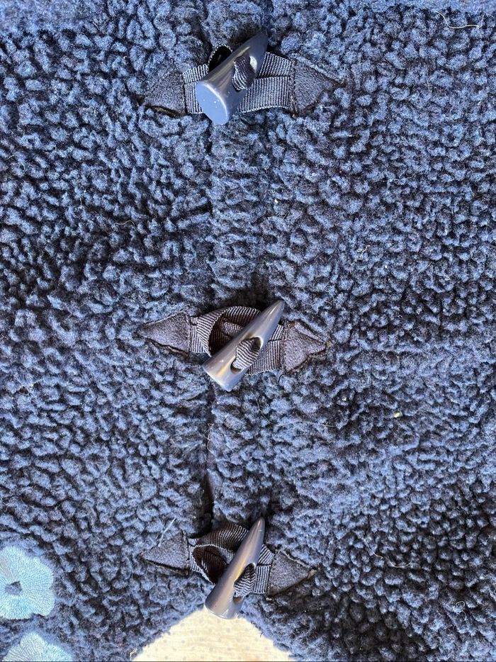 Manteau moumoute Bleu 4 ans - photo numéro 3