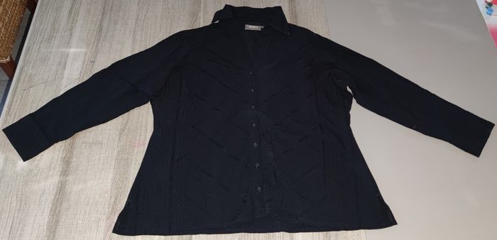Blouse femme Ikebana – Taille 46/48 – Noire – Bon état - photo numéro 4