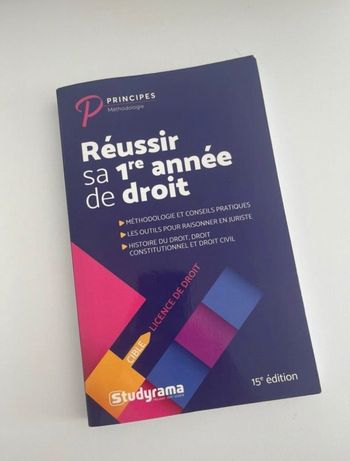 Réussir sa première année de droit