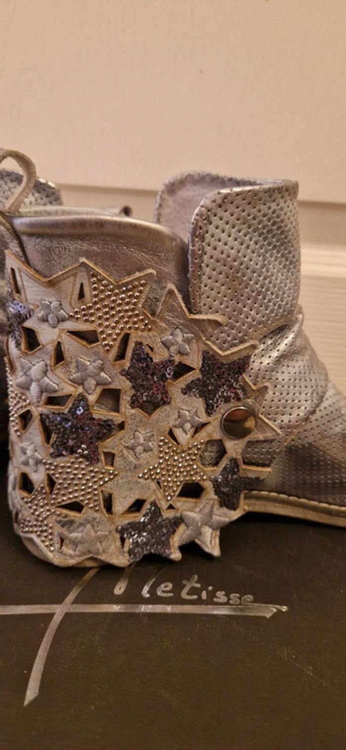 Bottines en cuir étoile Métisse - photo numéro 6