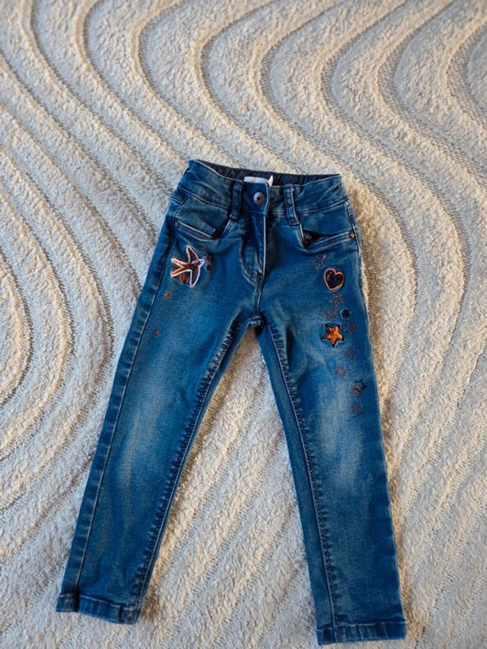 Jean slim fille 2 ans