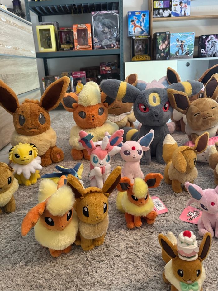Evoli peluches eeveelutions authentique destockage - photo numéro 2