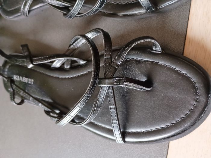 sandale noire femme - photo numéro 5