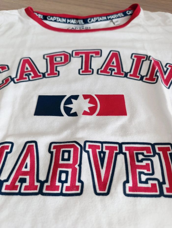 T-shirt manches courtes Captain Marvel 14 ans - photo numéro 5