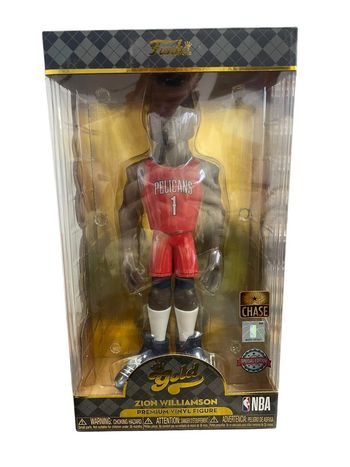 Figurine Funko Gold Zion Williamson Pelicans 1 NBA spécial édition 30 cm neuf