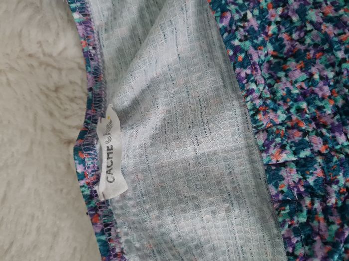 Haut cache-cache motifs fleuries - photo numéro 4