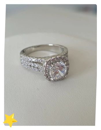 Bague solitaire pierre d'ornement en acier inoxydable chirurgicale 316l