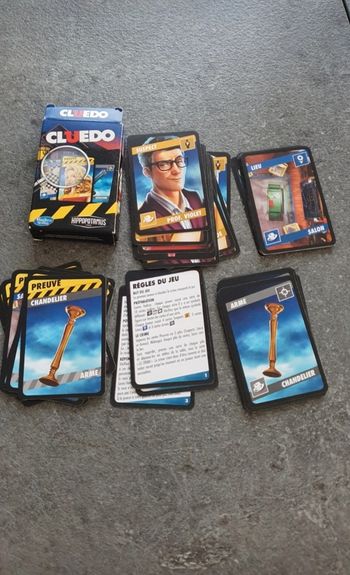 Cartes de jeu Cluedo