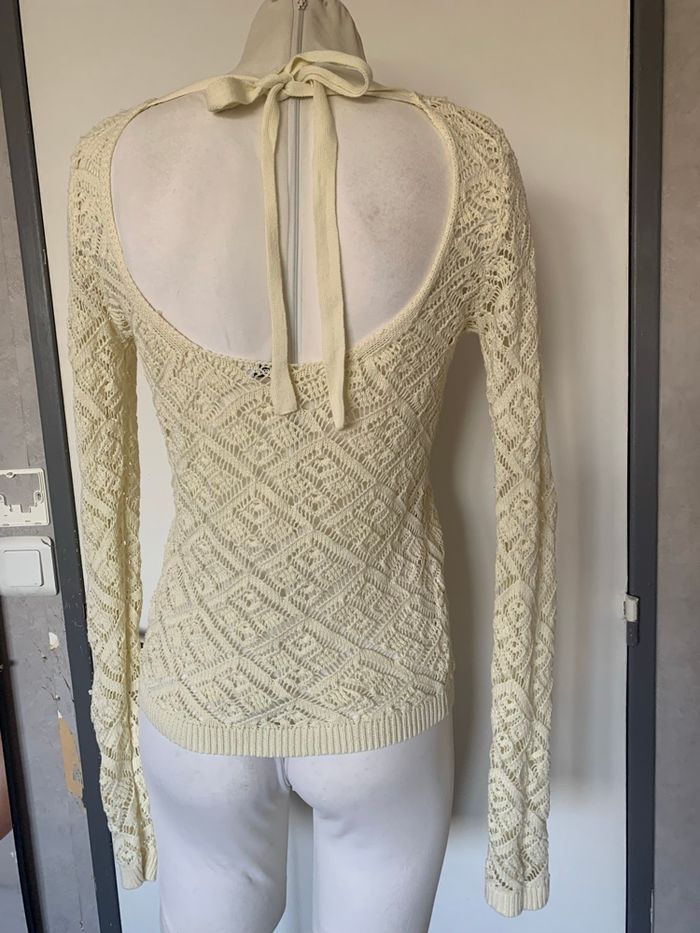 Pull écru dos nu - photo numéro 10