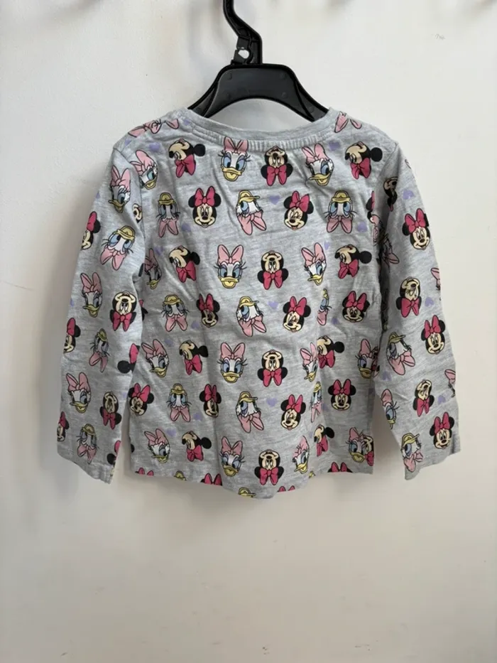 Lot pyjama 2 pièces + t-shirt supplémentaire Minnie Daisy Disney 18-24 mois - photo numéro 9