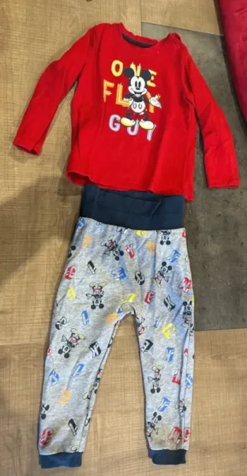 Ensemble jogging et sweat Mickey bébé garçon 12-24 mois