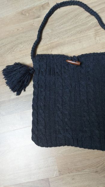 Sac gris en laine