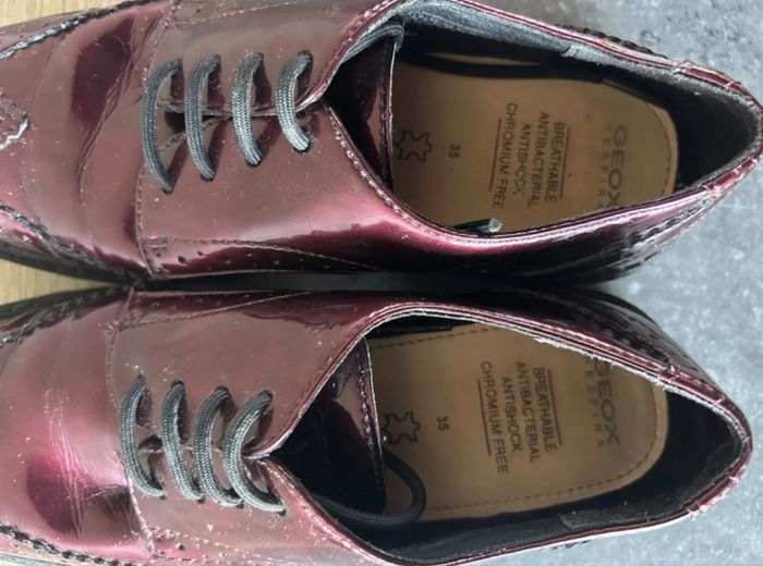 Chaussures Geox fille J Casey Girl K Brogues - photo numéro 3