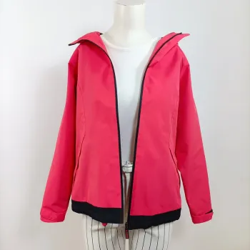 Veste coupe-vent Superdry rose à capuche – taille M A775