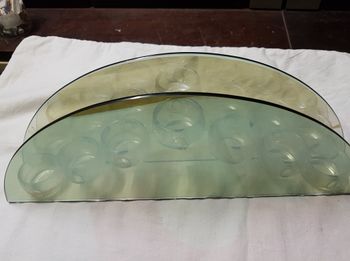 Bougeoir en verre