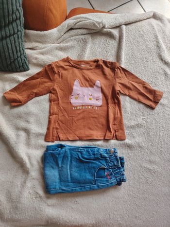 Ensemble bébé fille 12 mois
