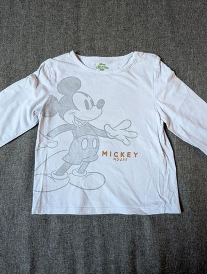 Lot 5 tee shirts manches longues Disney 2 ans - photo numéro 4