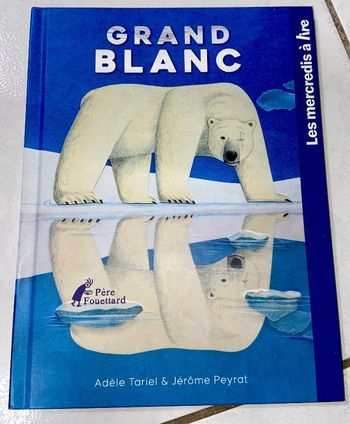Livre grand blanc bon état