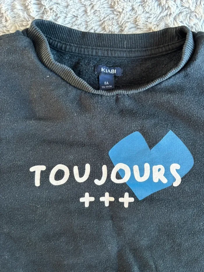Sweat Kiabi 8 ans - photo numéro 3