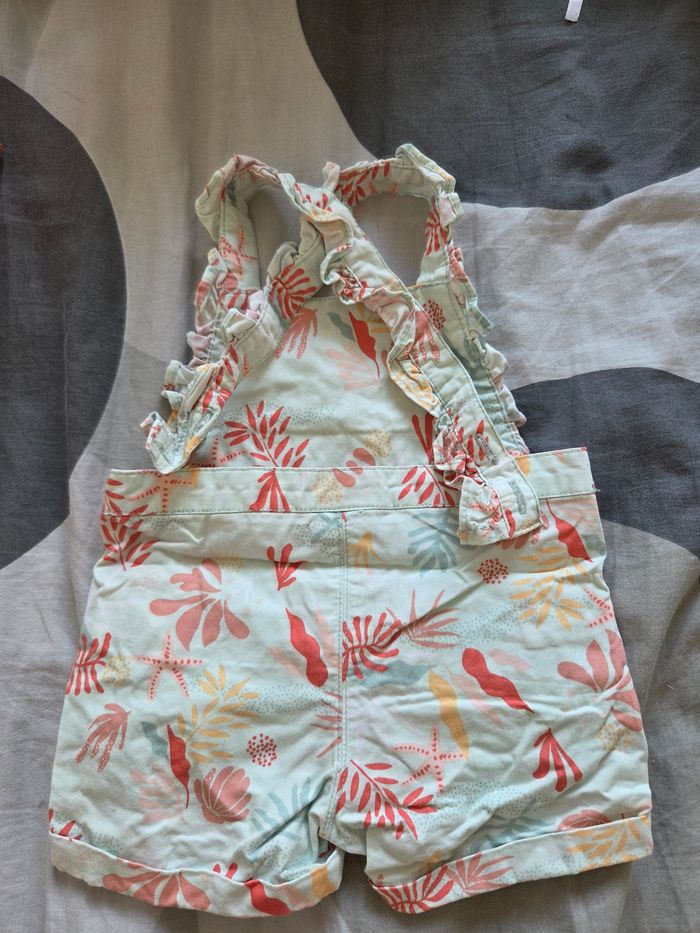 Ensemble salopette short + Gilet tape a l'œil - photo numéro 5