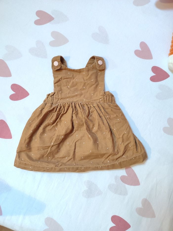Robe salopette bébé fille - 1 mois - Très bon état - Obaïbi