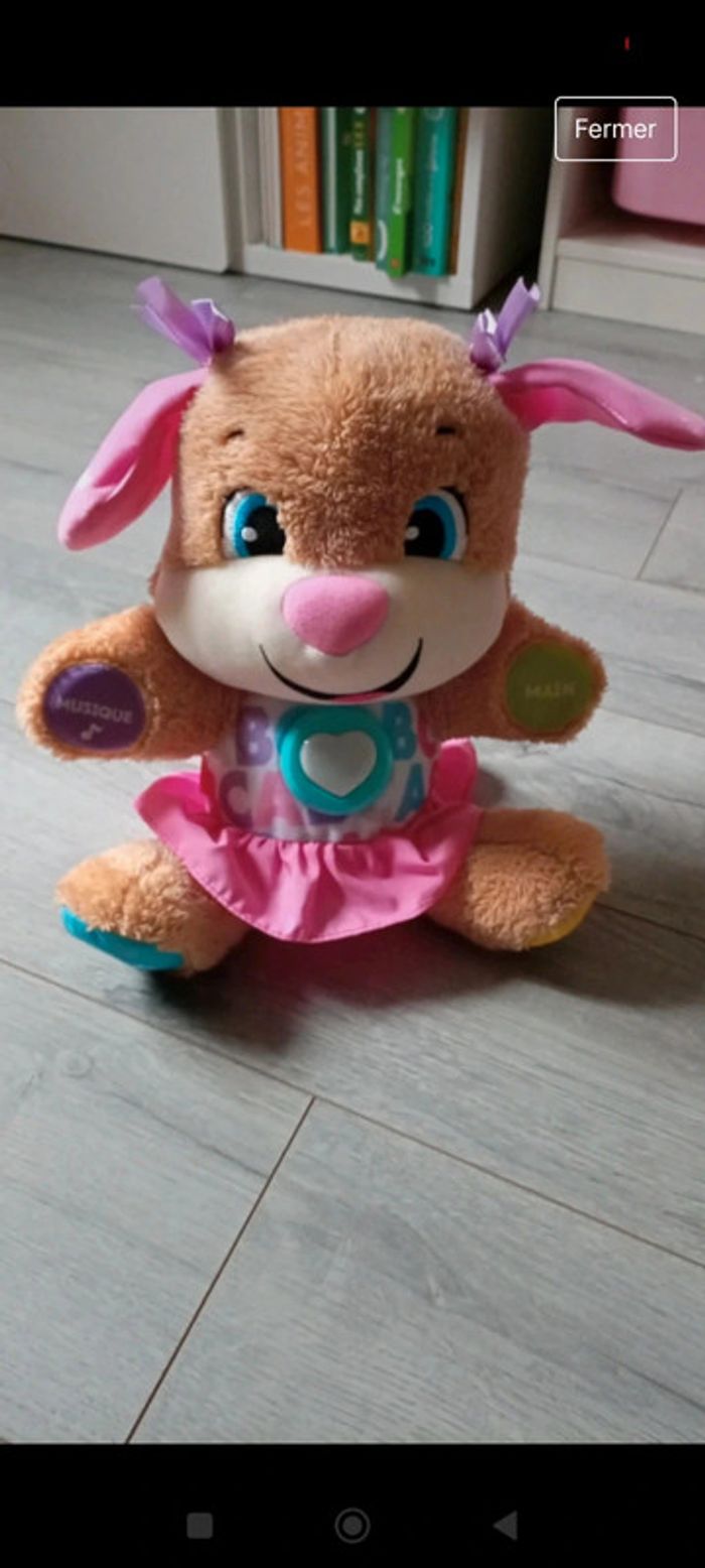 Peluche éveil interactive