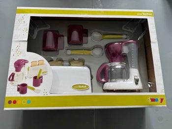 Set de jeux Smoby de Tefal Petit Déjeuner Dinette Neuf 