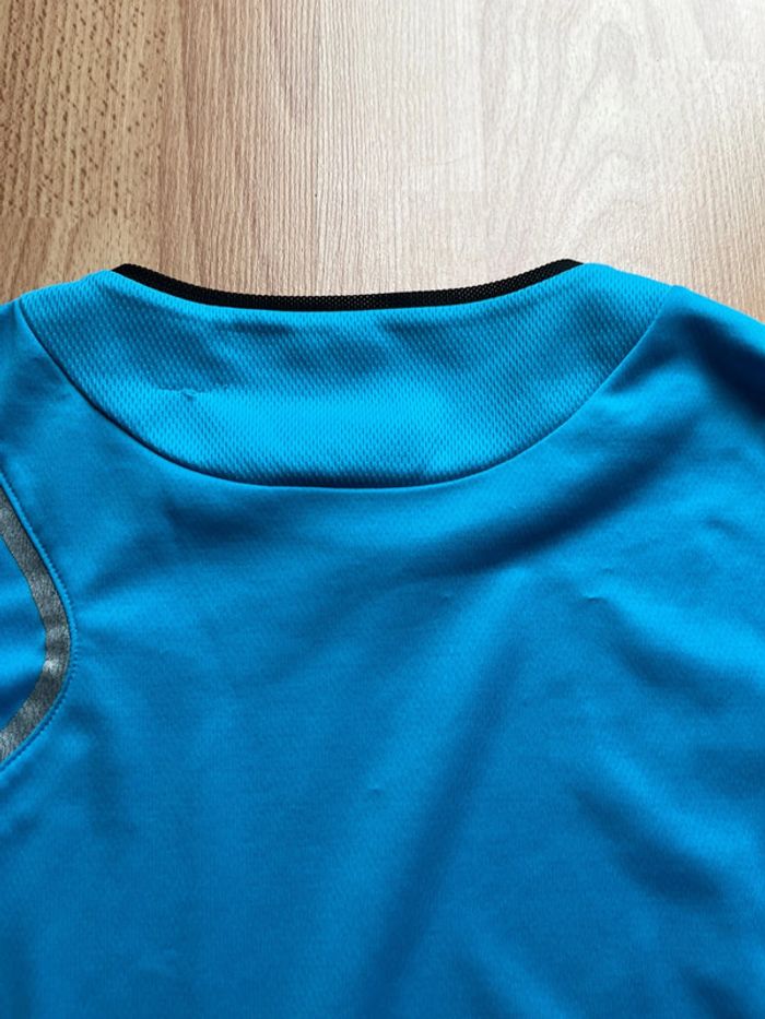 T-shirt technique Focus AG2R la mondiale/M/bleu turquoise/bon état - photo numéro 10