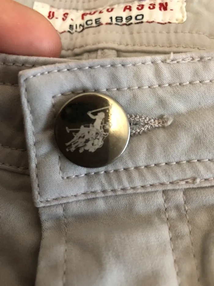 Pantalon gris clair U.S polo assn - photo numéro 5