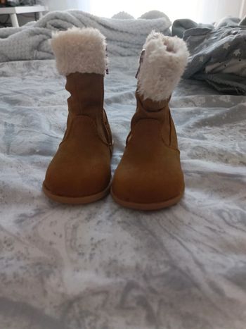 Bottines camel peu portée