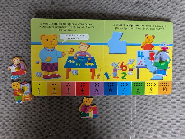 Lot de 2 livres chiffres et formes - photo numéro 3