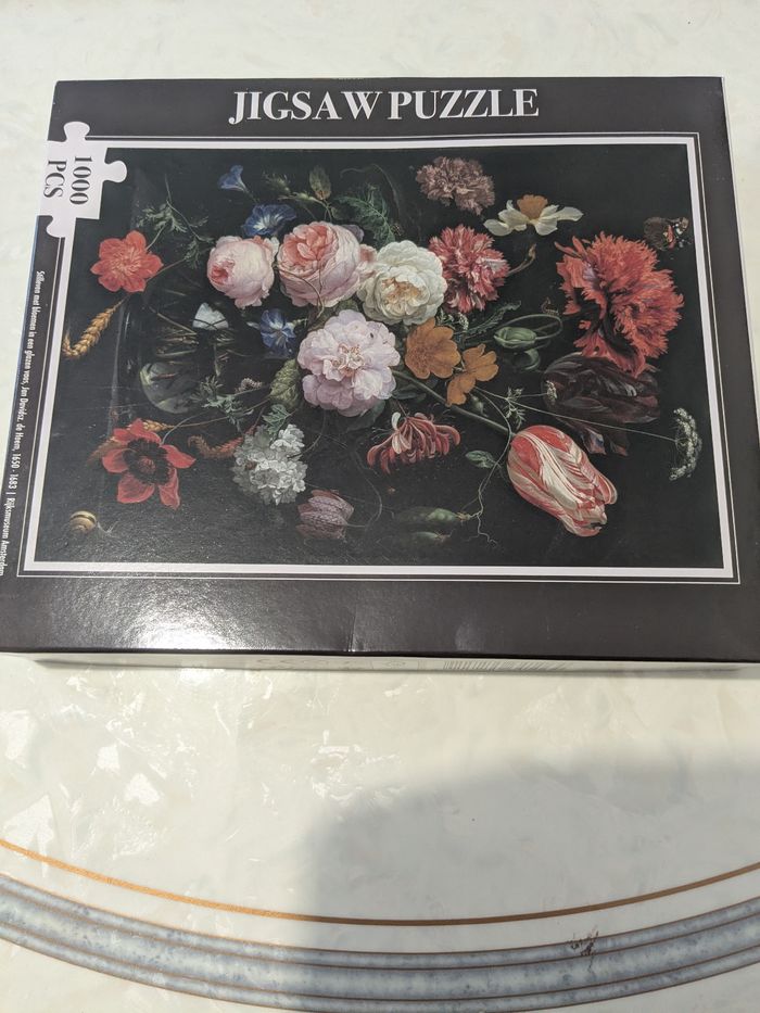 Magnifique puzzle nature morte bouquet de fleurs jigsaw. À partir de 7 ans. - photo numéro 3