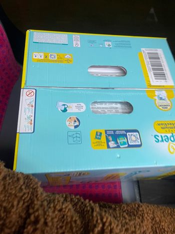 Carton de couches, Pampers, Premium, protection