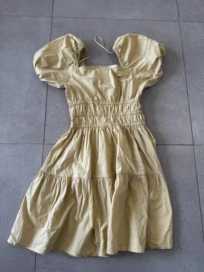 Robe jaune Pinko, taille 36, très bon état - photo numéro 3