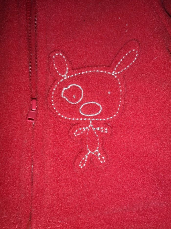 Gilet chaud naissance rouge - photo numéro 2
