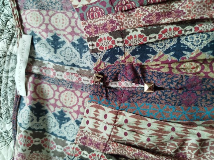 Petite blouse manches courtes à motif ethnique de - photo numéro 9