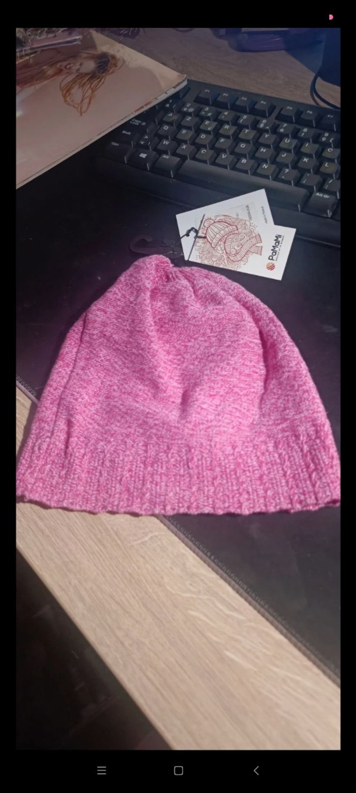 Bonnet rose - photo numéro 2