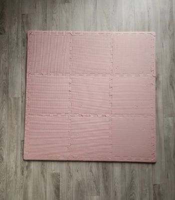 Tapis de jeu dalles en mousse rose that's mine