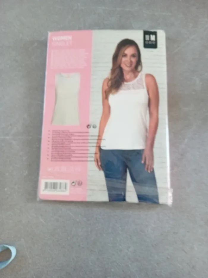 Débardeur taille M Blanc - photo numéro 4
