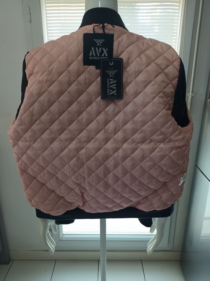 Bombers AVIREX neuf Bleu marine taille l - photo numéro 7