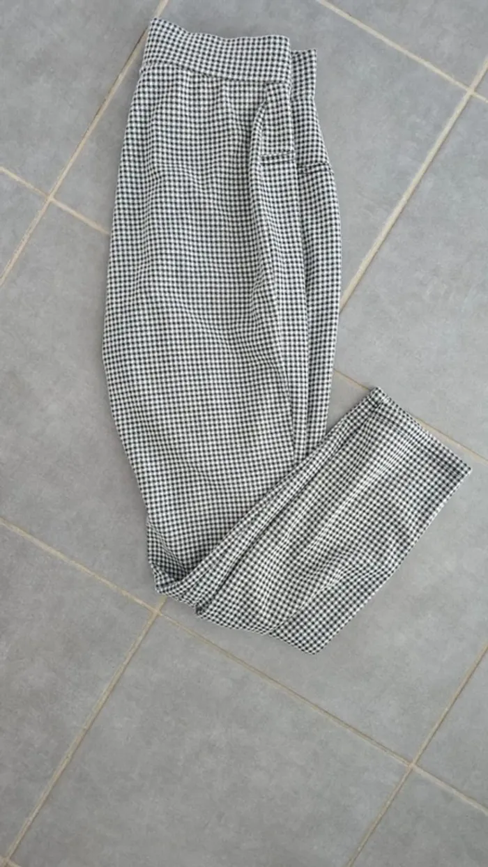 Pantalon chino à carreaux - photo numéro 4