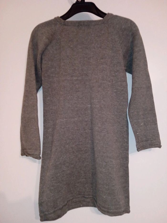 Robe grise manches longues 4 ans - photo numéro 2