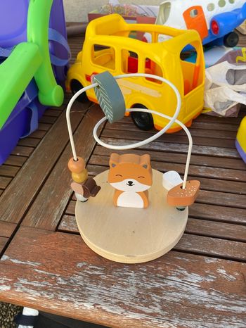 Jeu en bois spirale renard 