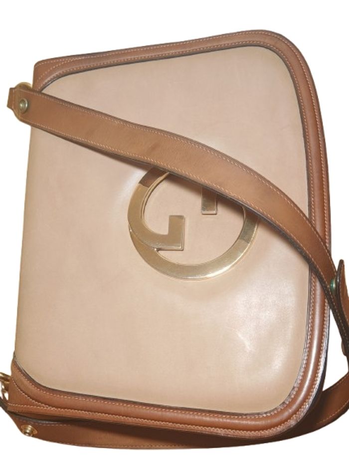 Sac bandoulière vintage Gucci Blondie 1970 – Cuir caramel – Excellent état - photo numéro 4