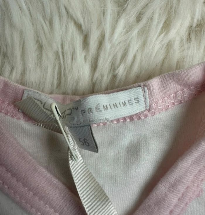 🌸 Robe rose à pois GYMP – Taille 1 mois - photo numéro 4