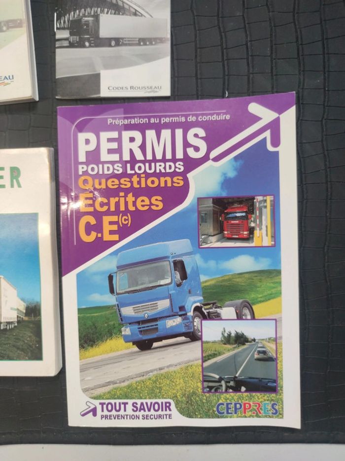 Préparation Fimo permis poids lourd C E et transport de marchandises rousseau - photo numéro 5