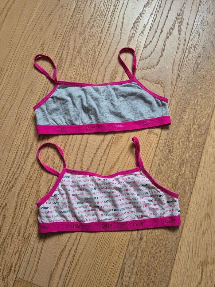 Lot 2 brassières 12 ans Dim - photo numéro 2