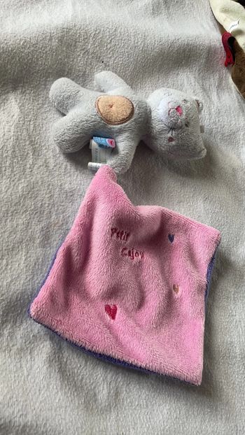 Doudou chat sucre d’orge